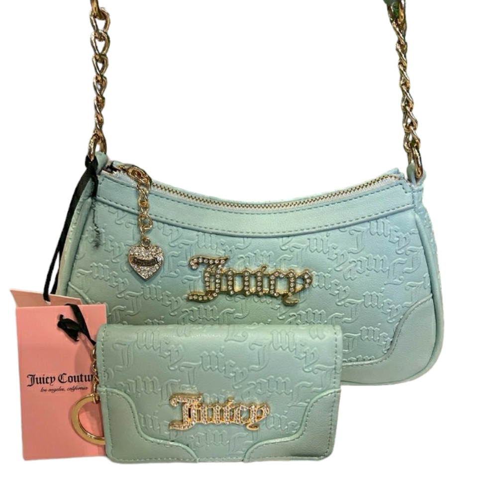 Juicy Couture shoulder bag and wallet bundle